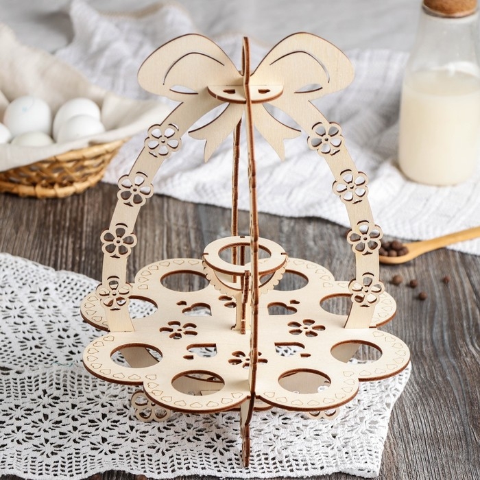 Подставка для яиц пасхальная, 9 ячеек, 22×22×29 см Подставка для яиц пасхальная, 9 ячеек, 22×22×29 см