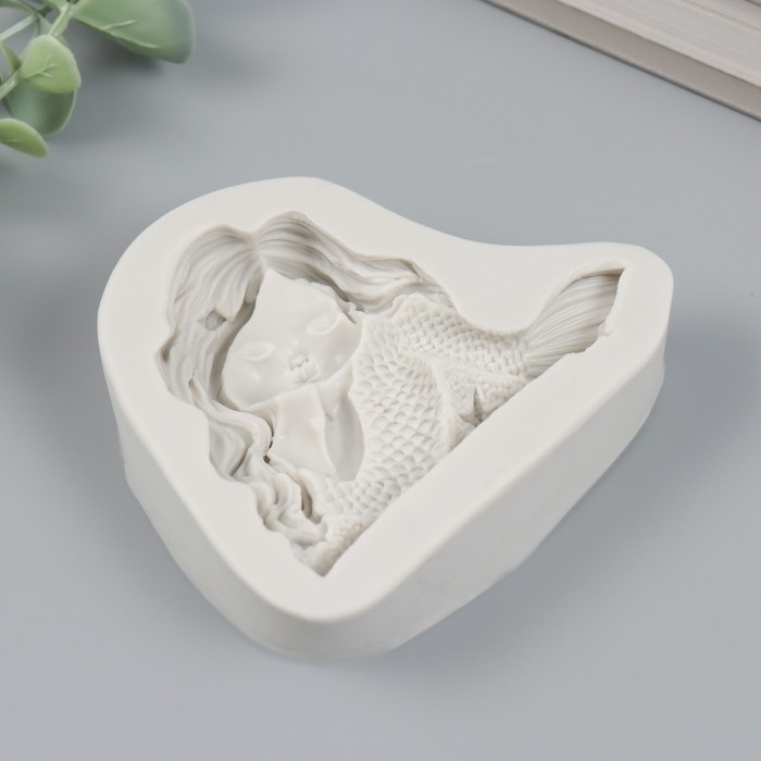 Молд силикон Молд силикон "Спящая русалочка" 8х8,8х2,2 см