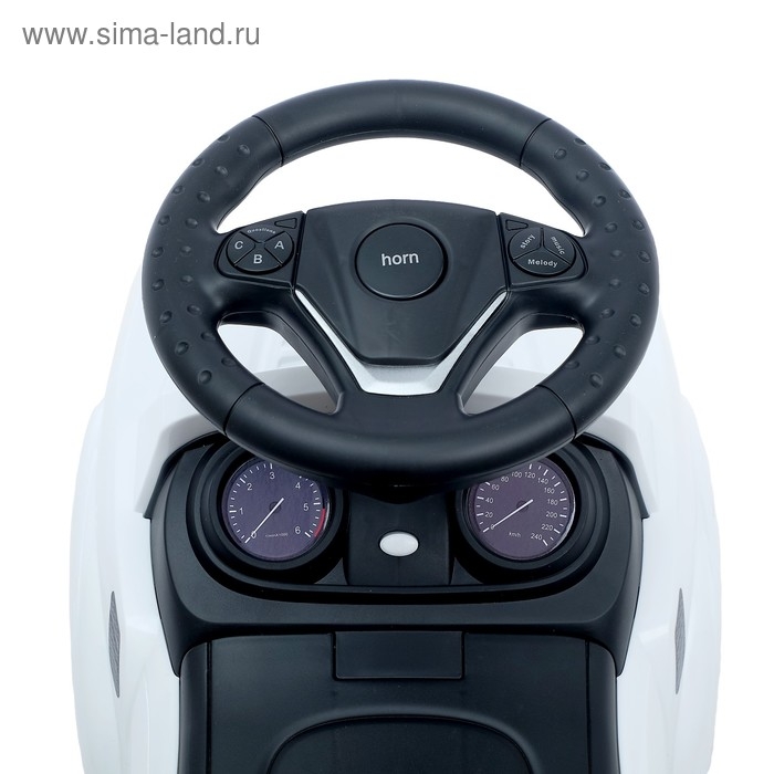 Толокар «Джип», цвет белый Толокар «Джип», цвет белый