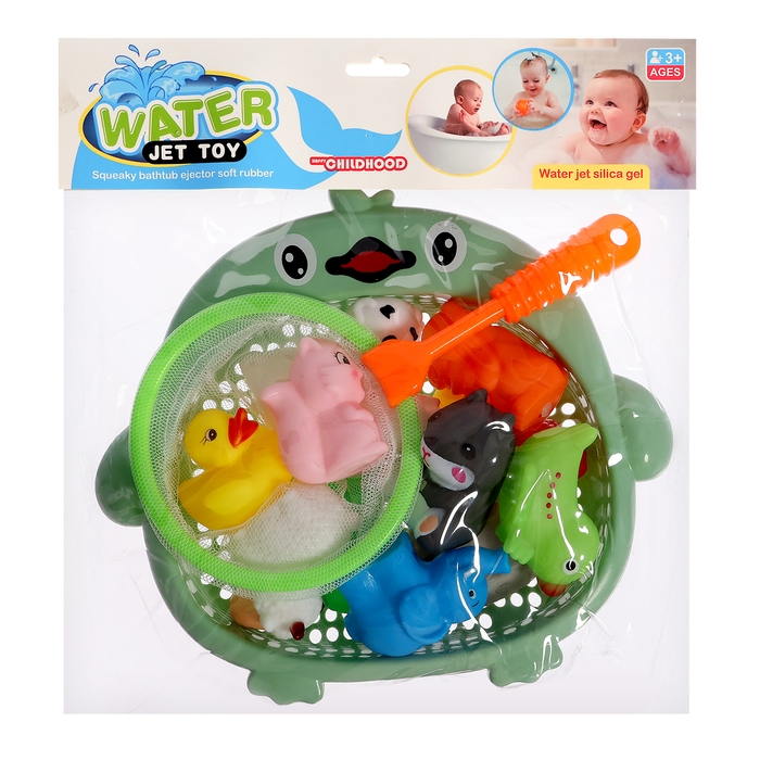 Набор игрушек для ванны «Поймай малыша», 15 предметов, МИКС Набор игрушек для ванны «Поймай малыша», 15 предметов, МИКС