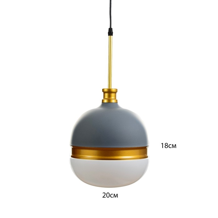 Светильник BayerLux Светильник BayerLux "Алиса" Е27 40Вт серый 22х22х40-140см