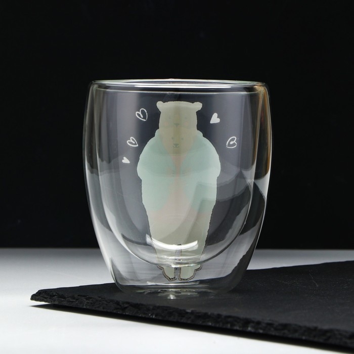 Стакан с двойными стенками «Нежность», 300 мл Стакан с двойными стенками «Нежность», 300 мл