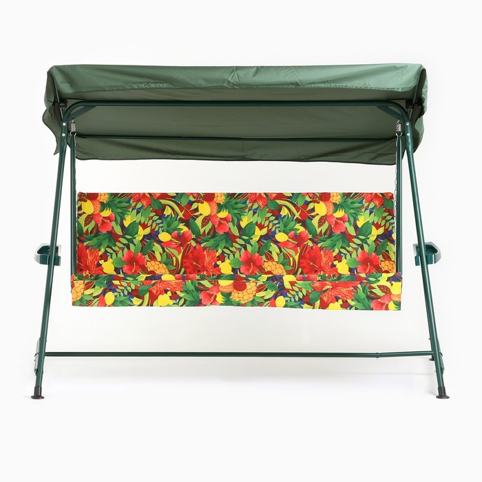 Качели садовые Качели садовые "Касабланка", цвет зеленый220 х 119 х 145 см, макс нагрузка 300 кг