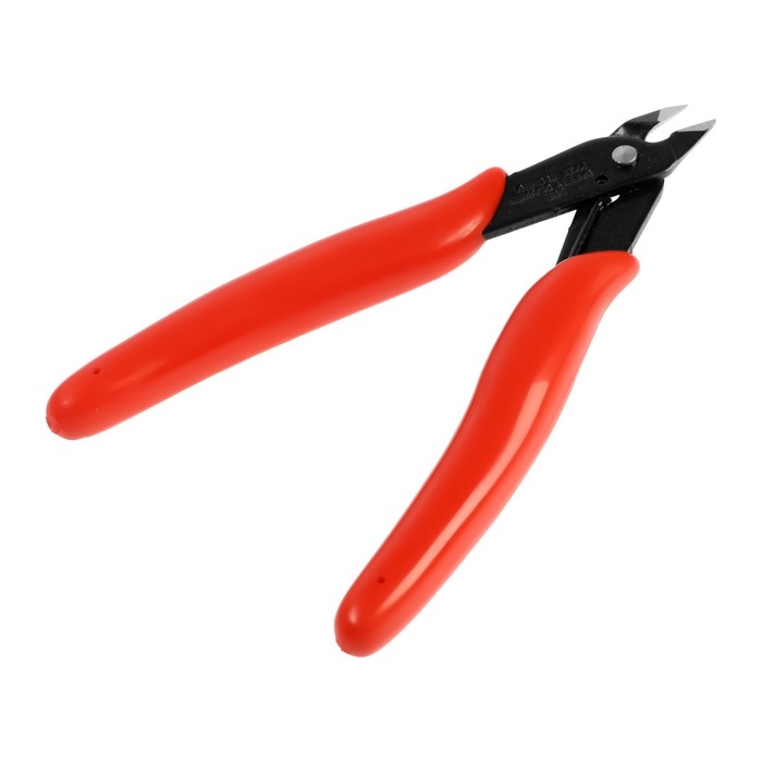 Кусачки для электроники ЛОМ mini, боковые, пластиковые рукоятки, 130 мм Кусачки для электроники ЛОМ mini, боковые, пластиковые рукоятки, 130 мм