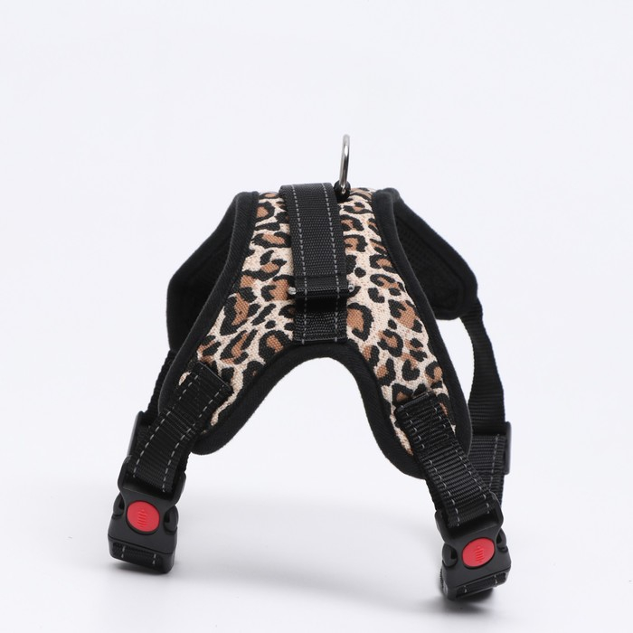 Шлейка К7 мягкая светоотражающая, размер L, ОГ 64-86 см, вес 18- 27,5 кг, леопард Шлейка К7 мягкая светоотражающая, размер L, ОГ 64-86 см, вес 18- 27,5 кг, леопард