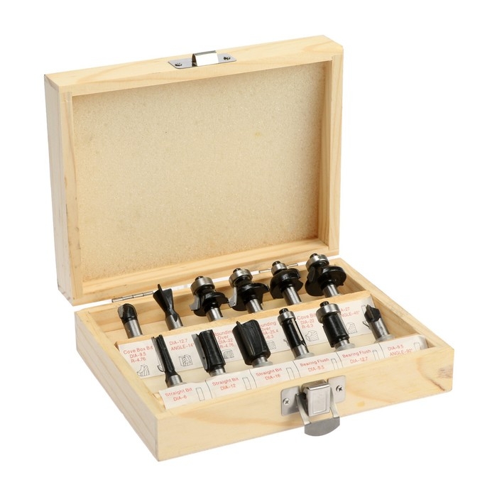 Сверла-фрезы VERTO 60H010, по дереву, набор 12 шт., хвостовик 8 мм + ПОДАРОК Сверла-фрезы VERTO 60H010, по дереву, набор 12 шт., хвостовик 8 мм + ПОДАРОК