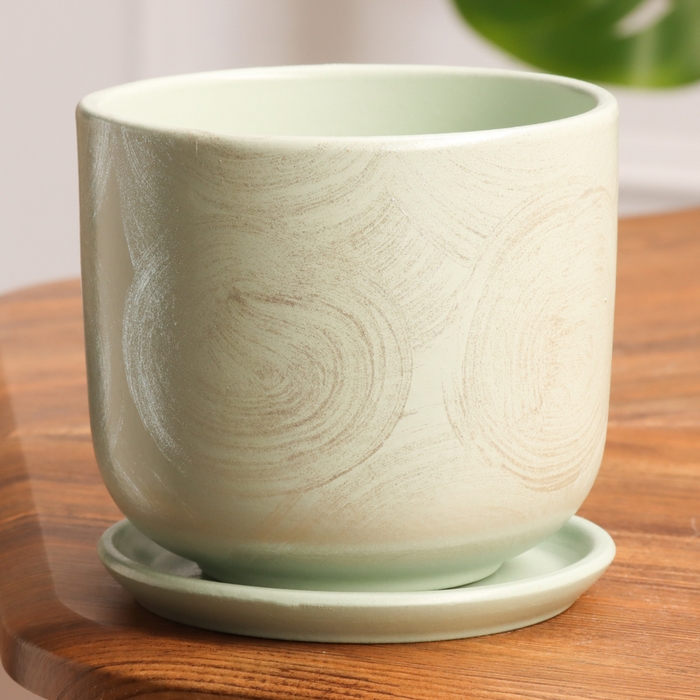 Горшок цветочный Орион зеленый 0.8 л Горшок цветочный Орион зеленый 0.8 л