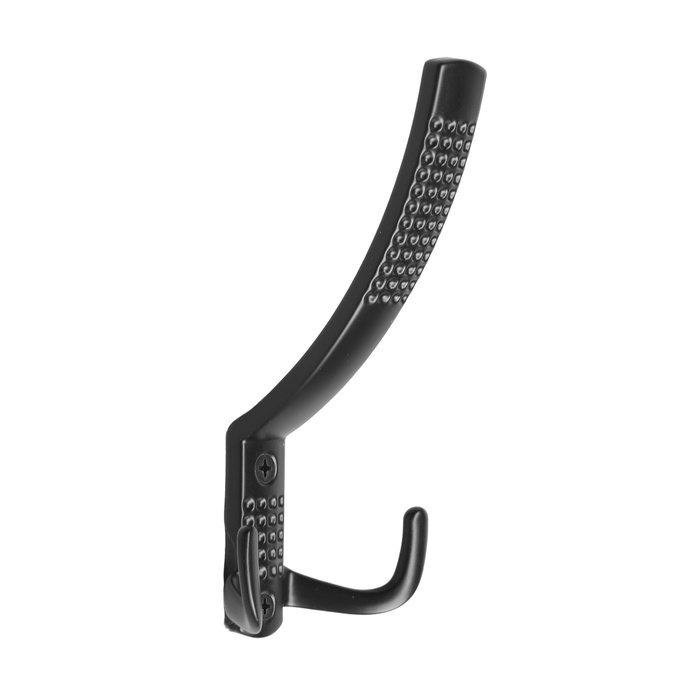 Крючок мебельный ТУНДРА TKT001, трехрожковый, черный Крючок мебельный ТУНДРА TKT001, трехрожковый, черный