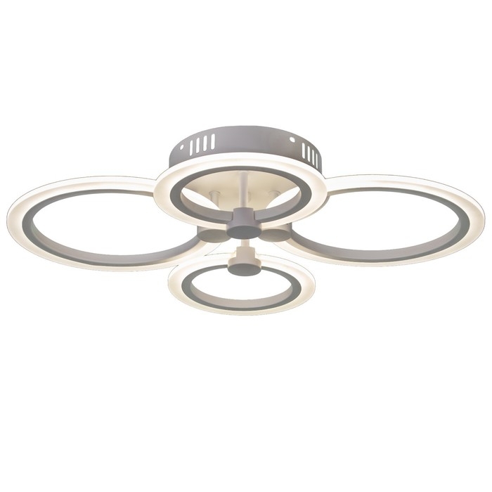 Люстра с ПДУ 59119/4WT LED 80Вт 3000-6000К диммер белый 60х40х10 см BayerLux