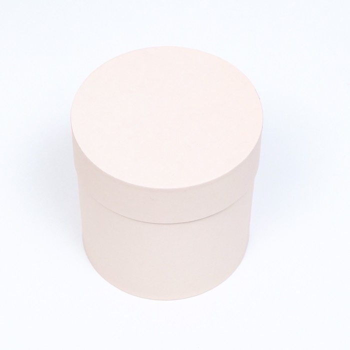 Набор шляпных коробок 5 в 1  Набор шляпных коробок 5 в 1 "Ваниль", 20 × 20 × 20 ‒ 13,5 × 13,5 × 13,5 см