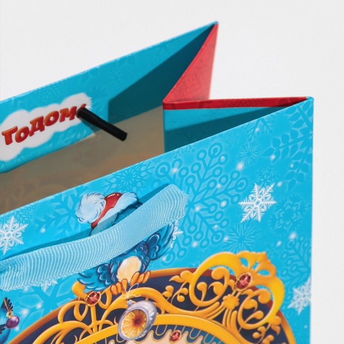 Пакет подарочный новогодний ламинированный «Лесные зверушки», MS 18 х 23 х 10 см, Новый год Пакет подарочный новогодний ламинированный «Лесные зверушки», MS 18 х 23 х 10 см, Новый год