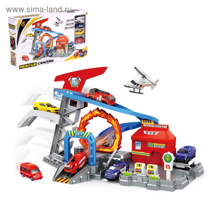 Парковка «Пит Стоп», 3 машины + вертолет, лифт Парковка «Пит Стоп», 3 машины + вертолет, лифт