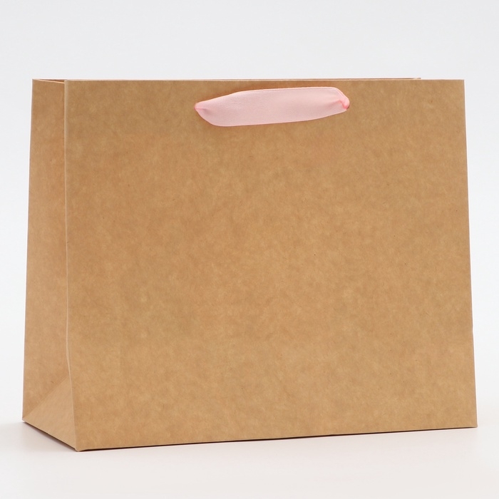 Пакет с PVC окном, Пакет с PVC окном, "Пионы", 24 х 11 х 20 см