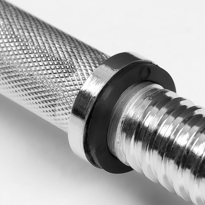 Гриф гантельный, металлический, хромированный d=28 мм, 40 см Гриф гантельный, металлический, хромированный d=28 мм, 40 см