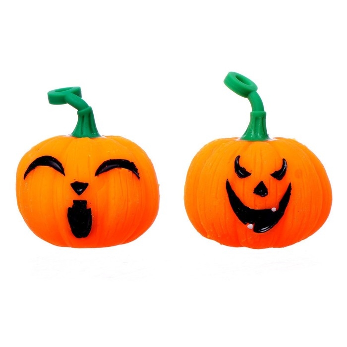 Хэллоуин. Антистресс сквиш мялка «Тыковка», с гидрогелем, в шоубоксе Хэллоуин. Антистресс сквиш мялка «Тыковка», с гидрогелем, в шоубоксе