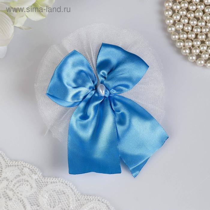 Бантики на ручки свадебного автомобиля, 4 шт., бирюзовые