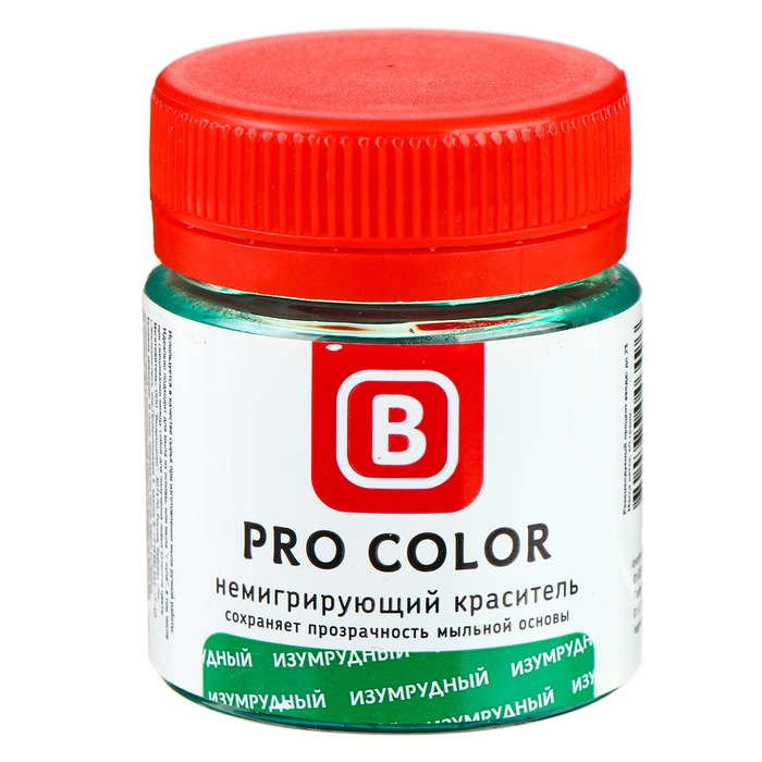 Краситель немигрирующий PRO Color, изумрудный, 40 г
