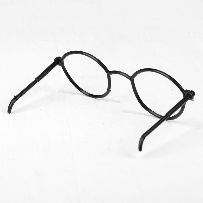 Очки для игрушек, набор 3 шт., цвет чёрный Очки для игрушек, набор 3 шт., цвет чёрный