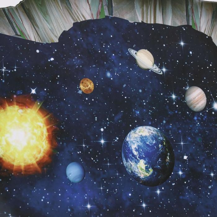 Наклейка 3Д интерьерная Космос 90*50см Наклейка 3Д интерьерная Космос 90*50см