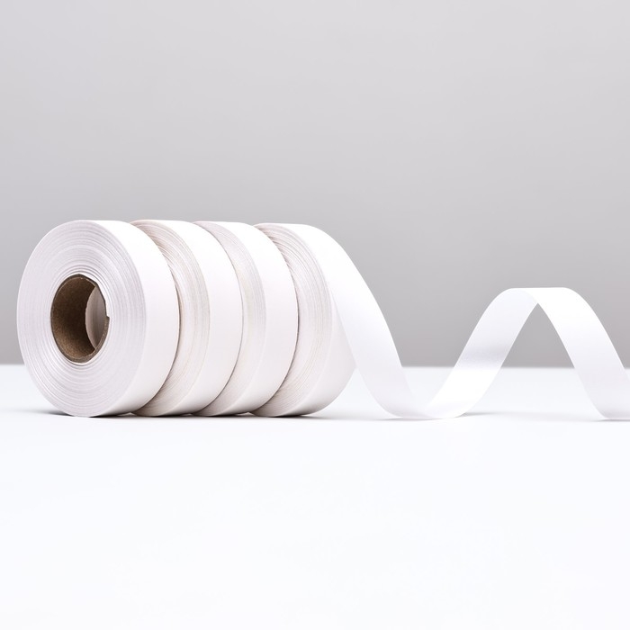 Лента полипропиленовая Лента полипропиленовая "Matte" для декора и подарков, белая, 2 см х 50 м