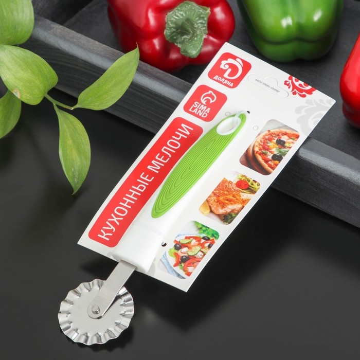 Нож для пиццы и теста Доляна Style, 18 см, ручка sоft - tоuch, цвет МИКС Нож для пиццы и теста Доляна Style, 18 см, ручка sоft - tоuch, цвет МИКС