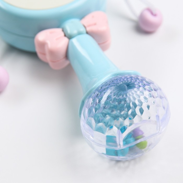 Погремушка музыкальная «Зайка барабан», эластичные ушки, цвет МИКС, Крошка Я Погремушка музыкальная «Зайка барабан», эластичные ушки, цвет МИКС, Крошка Я