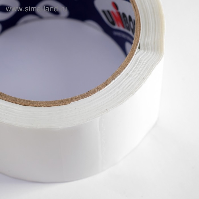 Клейкая лента упаковочная UNIBOB белая 600 48мм х 66м 45мкм Клейкая лента упаковочная UNIBOB белая 600 48мм х 66м 45мкм