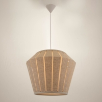 Светильник BayerLux 1673/1CM E27 40Вт кремовый 48х48х36-136 см