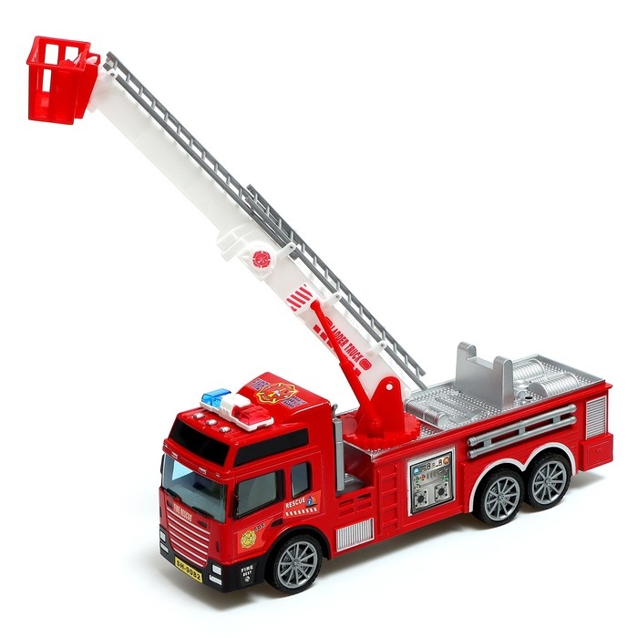 Машина радиоуправляемая «Пожарная», с выдвижной лестницей, работает от батареек Машина радиоуправляемая «Пожарная», с выдвижной лестницей, работает от батареек