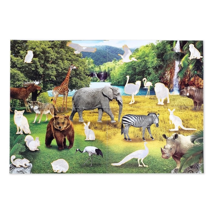 Активити-книга с наклейками и растущими игрушками «Животные планеты», 12 стр. Активити-книга с наклейками и растущими игрушками «Животные планеты», 12 стр.