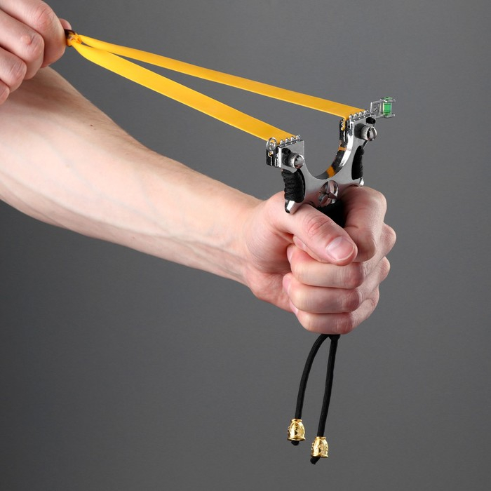 Рогатка металлическая Рогатка металлическая "Вихрь" в текстильной оплётке