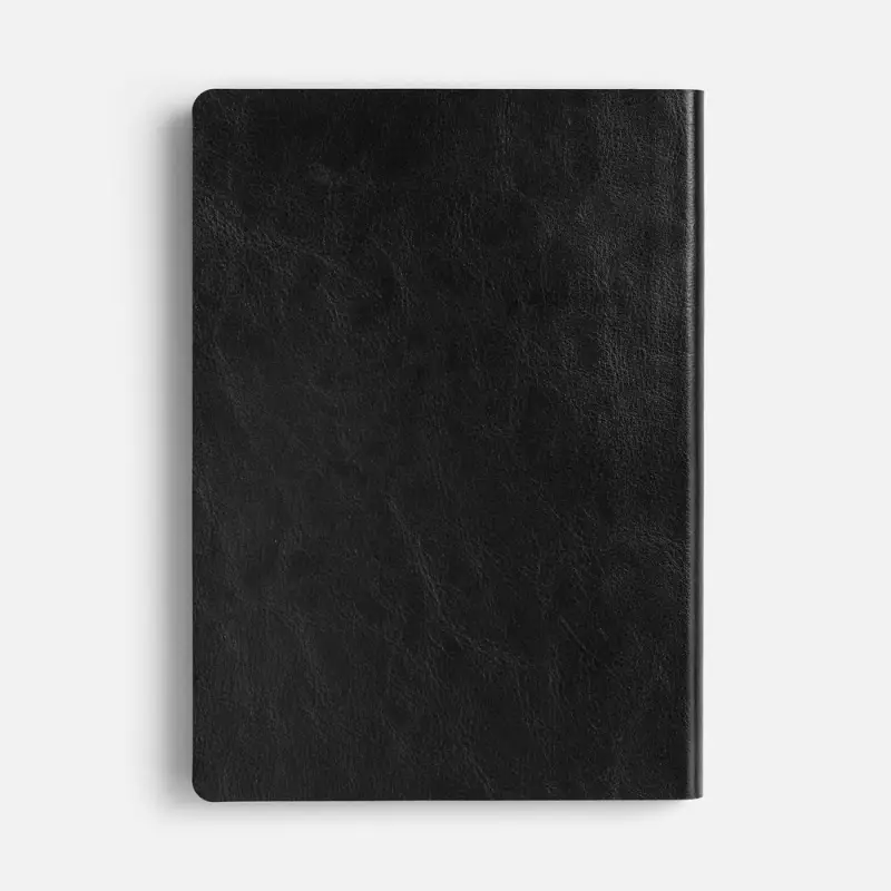 Ежедневник Doppio, недатированный, черный с серым Ежедневник Doppio, недатированный, черный с серым