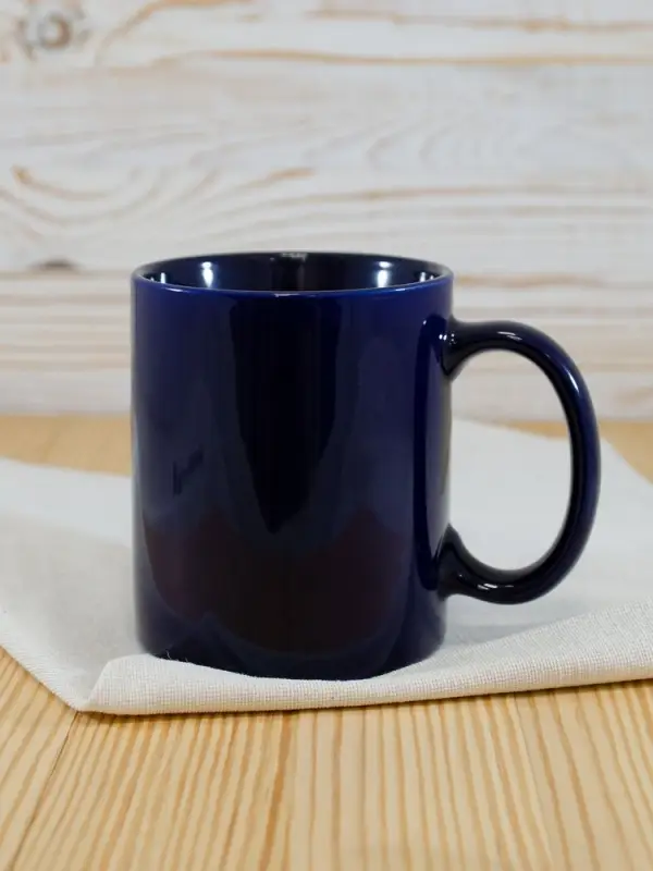 Кружка Promo, темно-синяя Кружка Promo, темно-синяя