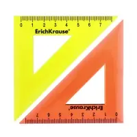 Треугольник 7 см ErichKrause "Neon", 45&deg;, микс