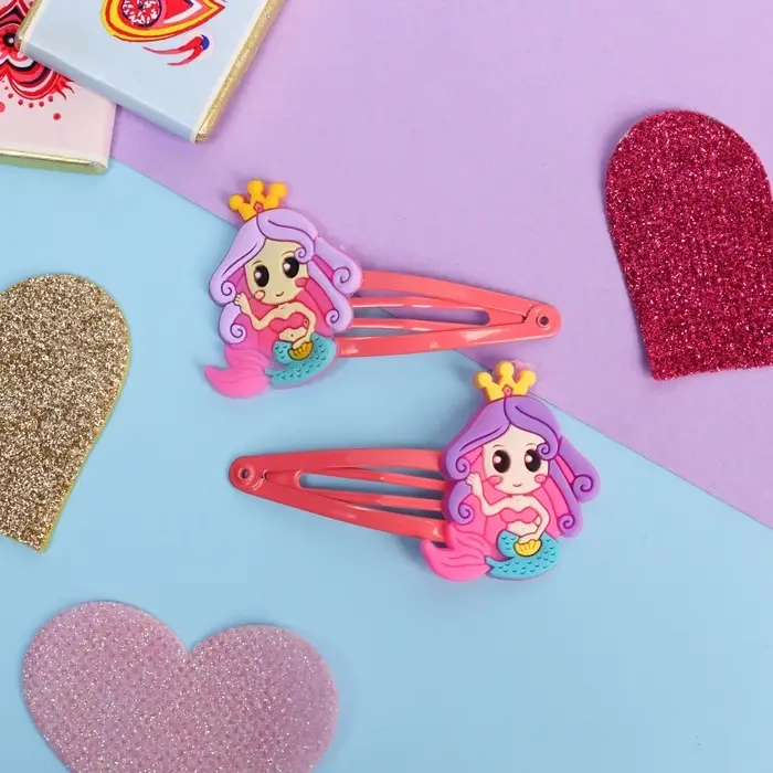 Невидимка для волос "Абель" (набор 2 шт) русалка, 5 см