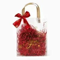 Подарочный пакет с наполнителем,лентой и гирляндой, 20 × 8 × 25 см Подарочный пакет с наполнителем,лентой и гирляндой, 20 × 8 × 25 см