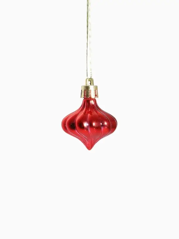 Ёлочные игрушки набор 33 шт. &laquo;Праздничный хоровод&raquo; 4 см, красный