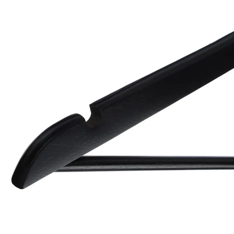 Вешалки для одежды тм VETTA, 3шт, 45см, деревянные, хром, цвет черный