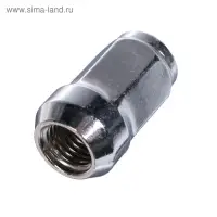 Гайка колесная под ключ 17 мм, 12×1.5 мм, конус, закрытая, хром, фасовка 20 шт