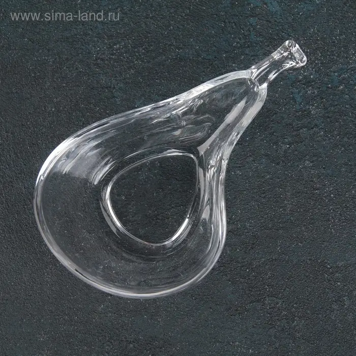 Соусник стеклянный «Груша», 100 мл, 9×14,7×4 см Соусник стеклянный «Груша», 100 мл, 9×14,7×4 см