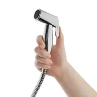 Смеситель с гигиеническим душем ZEIN Z4053, картридж керамика 35 мм, цинк, хром