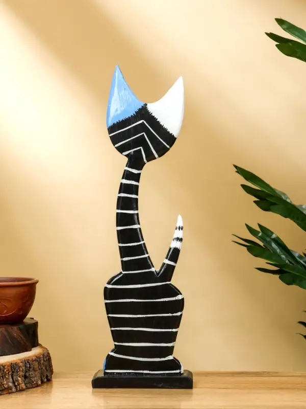 Сувенир Сувенир "Кошка с котёнком" дерево 9х5х30 см