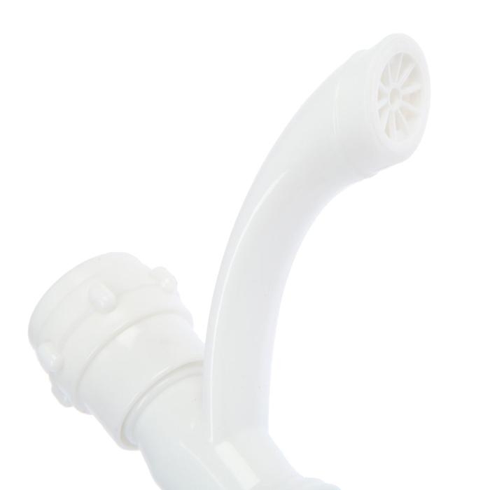 Кран на одну воду ZEIN Z2022, круглая ручка, пластик, короткий излив, белый Кран на одну воду ZEIN Z2022, круглая ручка, пластик, короткий излив, белый