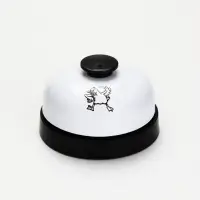 Звонок настольный "Утка", 7.2 х 4,8 см, белый