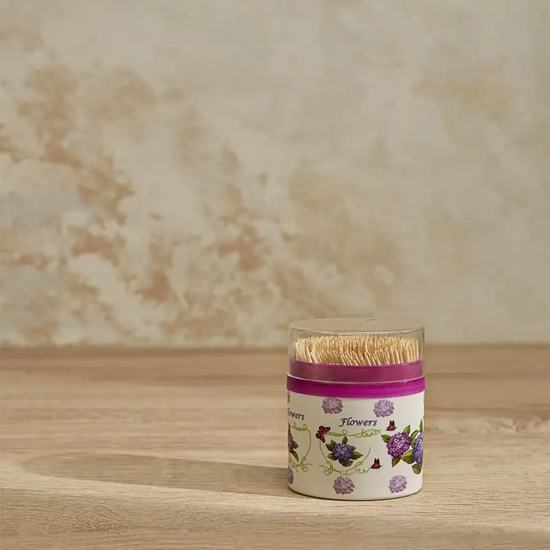 Зубочистки тм VETTA, бамбук, пластиковая упаковка, 300шт