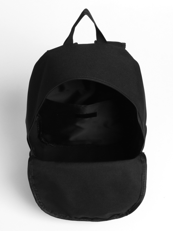 Рюкзак спортивный на молнии, размер универсальный, цвет черный Рюкзак спортивный на молнии, размер универсальный, цвет черный