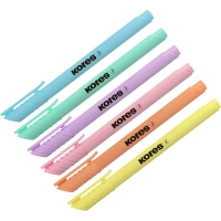 Набор текстовыделителей KORESHIGHLINER PASTEL6ц 1-4ммскош нак36246