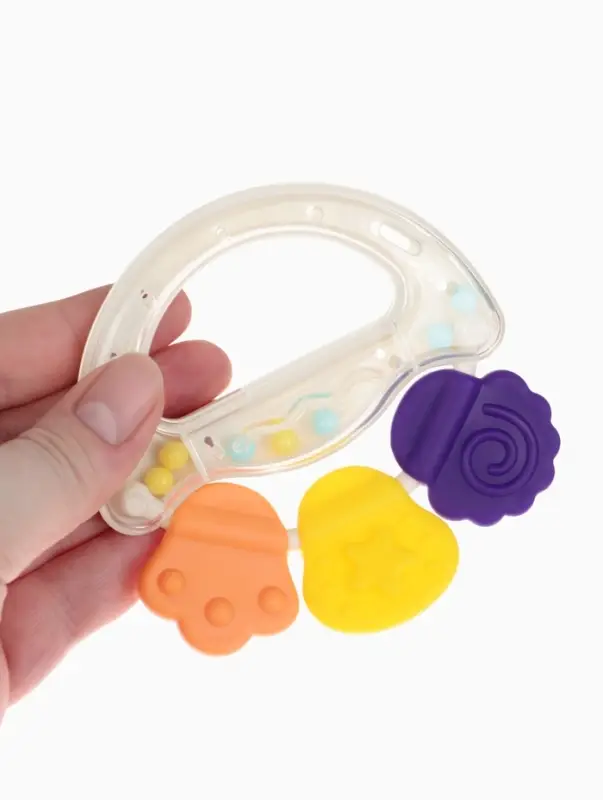 Прорезыватель погремушка для зубов &laquo;Браслетик&raquo;, цвет бежевый
