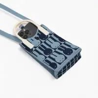 Сумка подр Зайцы, 12*4*17, отд на кнопке, дл ремень, синий Сумка подр Зайцы, 12*4*17, отд на кнопке, дл ремень, синий