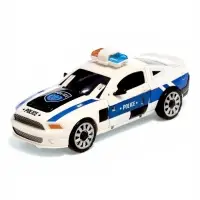 Робот &laquo;Полицейская машина&raquo;, с металлическими элементами, трансформируется